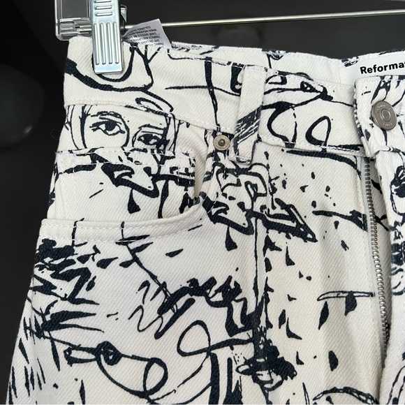 NWT Reformation Wilder High Rise Jeans in Vogue - Picture 15 of 16